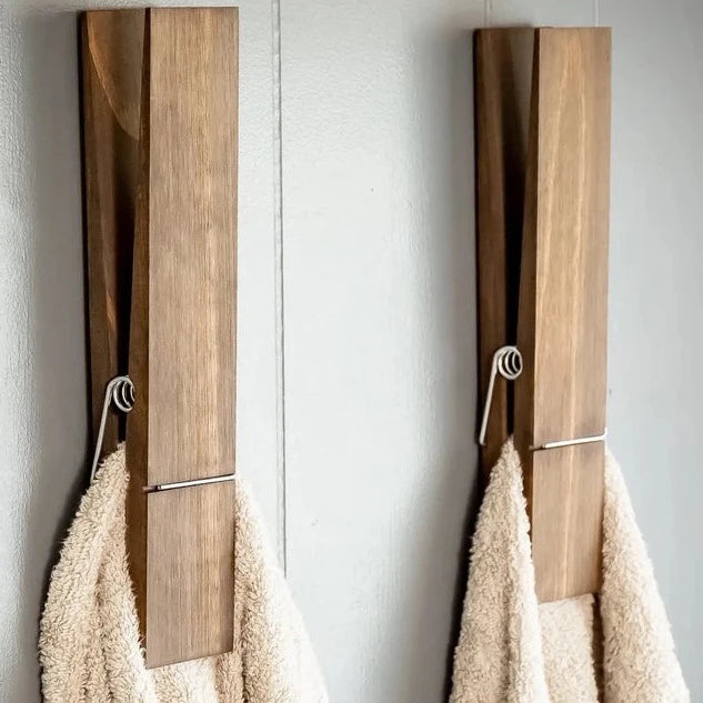 Giant Wooden Towel Clothespin