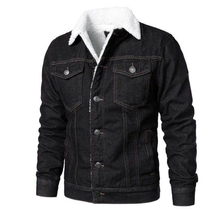 Jaxon | Denim Fleece Jacket