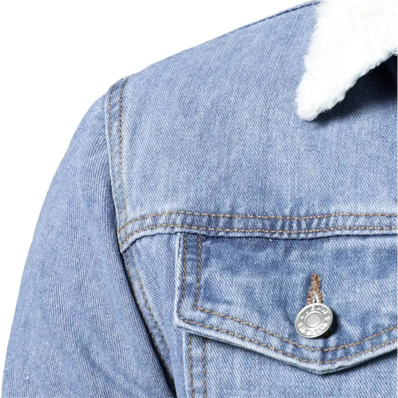 Jaxon | Denim Fleece Jacket