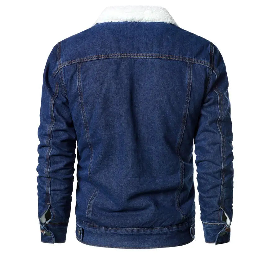 Jaxon | Denim Fleece Jacket