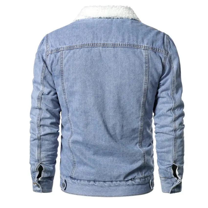 Jaxon | Denim Fleece Jacket