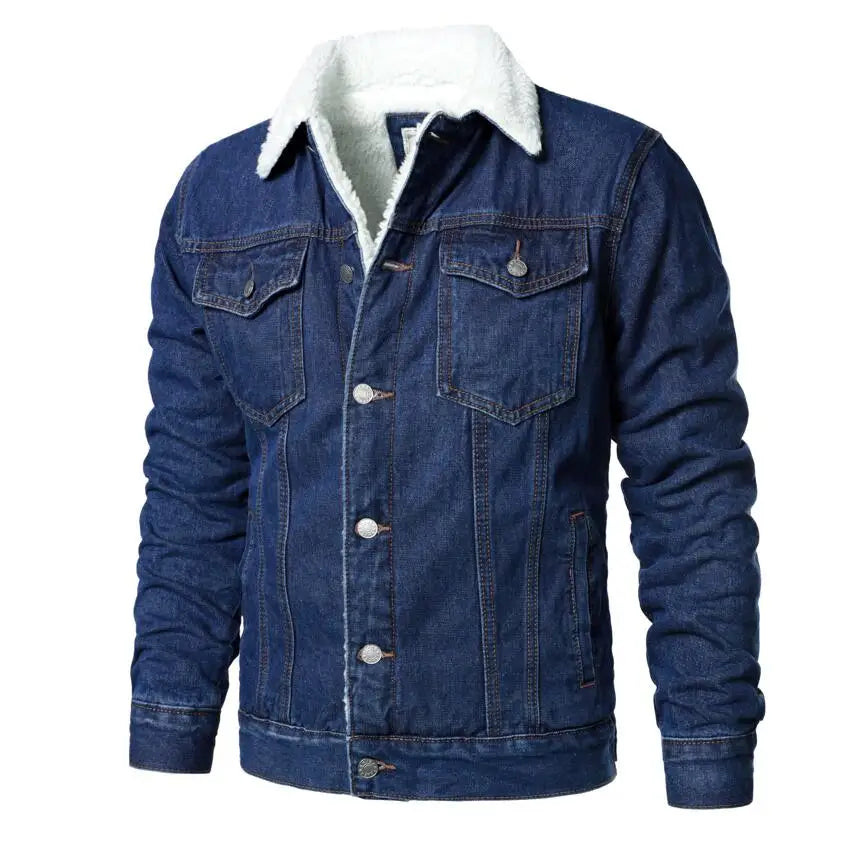 Jaxon | Denim Fleece Jacket