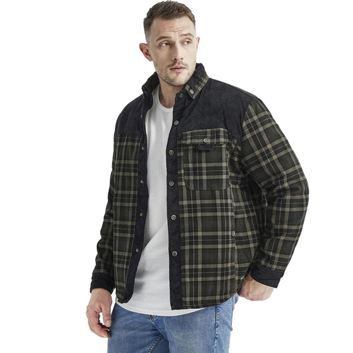 Travis | Plaid Fleece Jacket