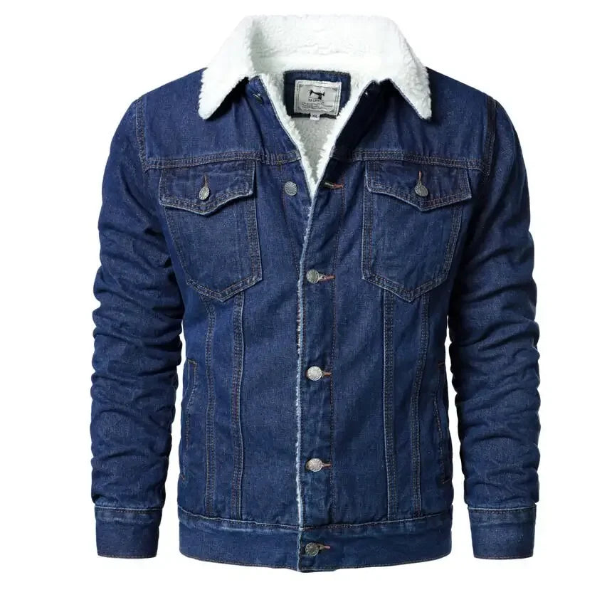 Jaxon | Denim Fleece Jacket