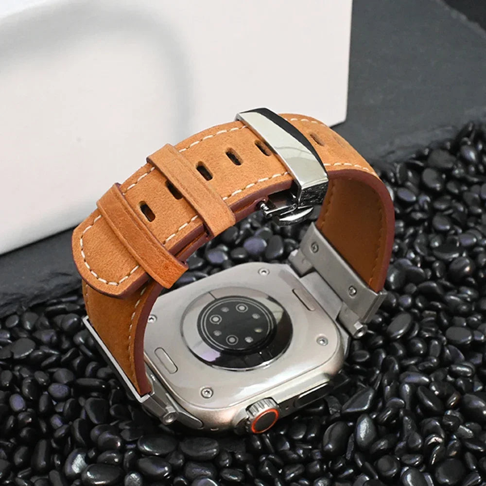 Pioneer Genuine Leather Apple Watch Band