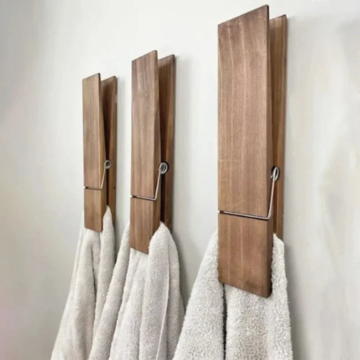 Giant Wooden Towel Clothespin