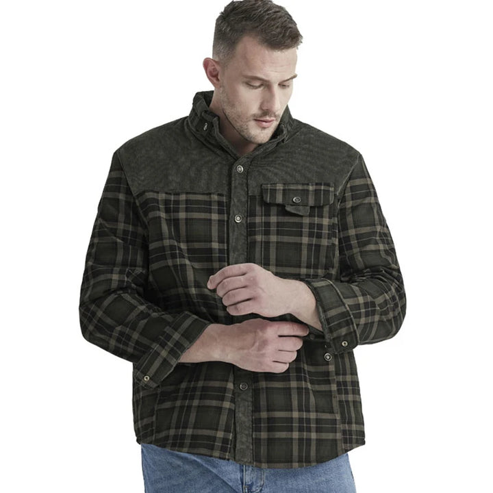 Travis | Plaid Fleece Jacket