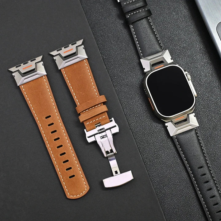 Pioneer Genuine Leather Apple Watch Band