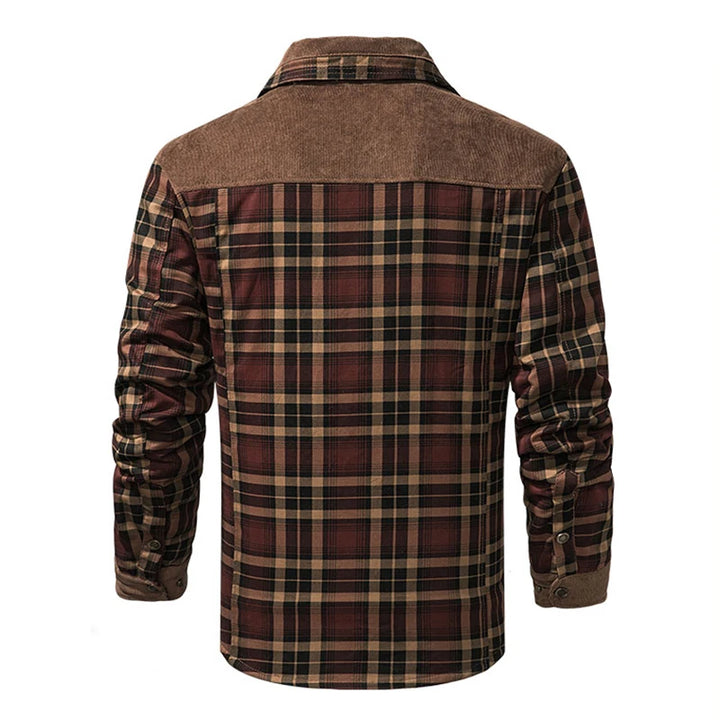 Travis | Plaid Fleece Jacket