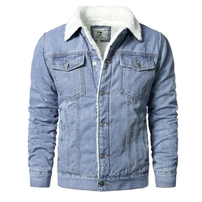 Jaxon | Denim Fleece Jacket