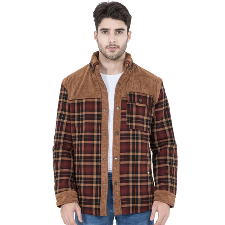 Travis | Plaid Fleece Jacket