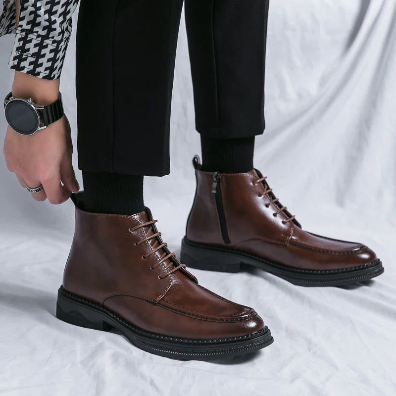 Matteo Genuine Leather Boots