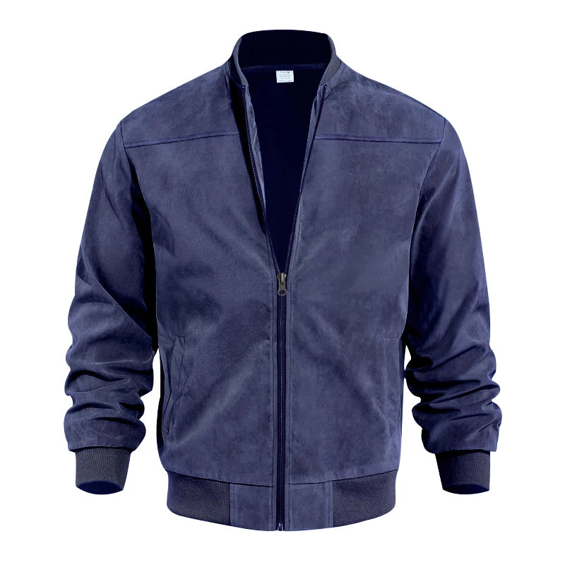 Oliver | Suede Bomber Jacket