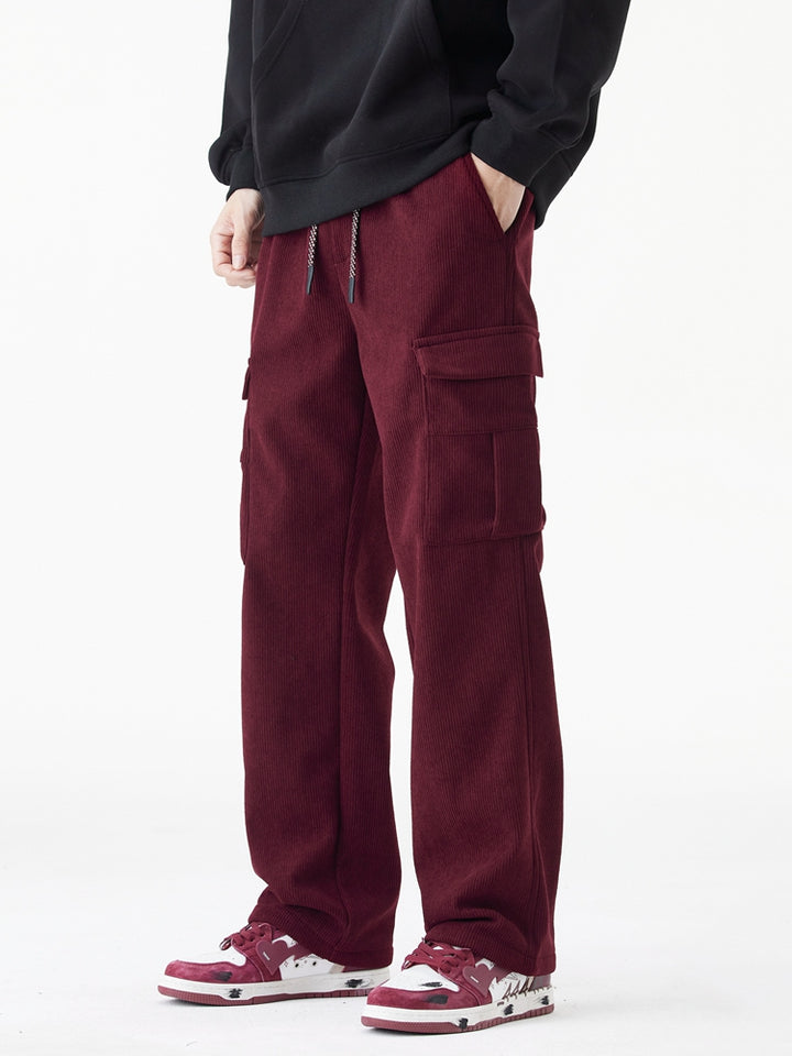 Leo | Woolen Corduroy Cargo Pants