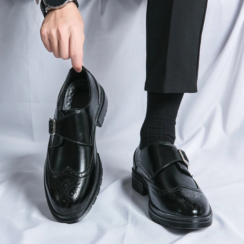 Ben Charles Oxford Monk Strap Shoes