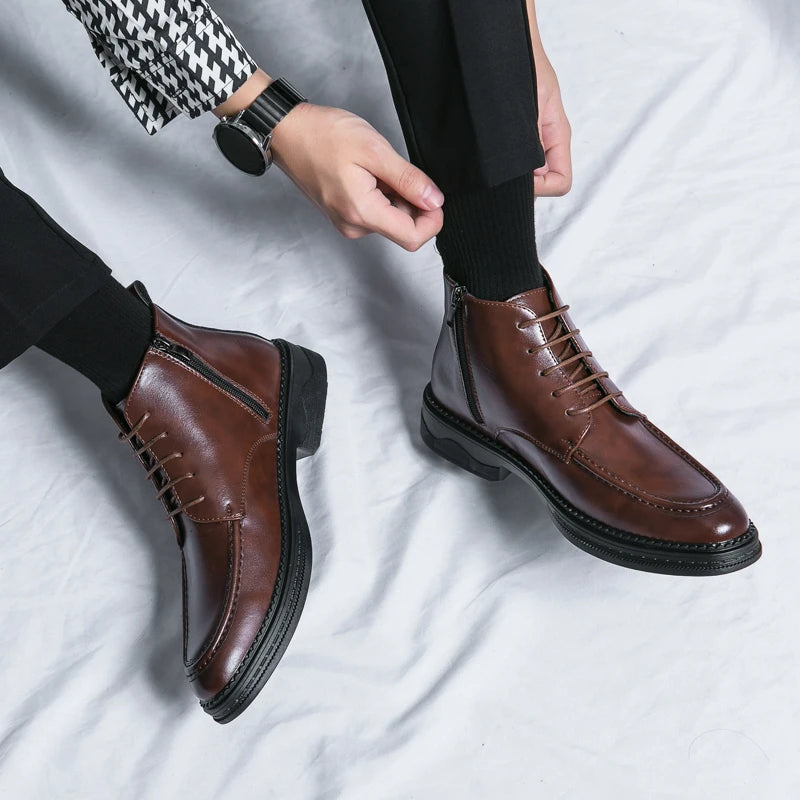 Matteo Genuine Leather Boots