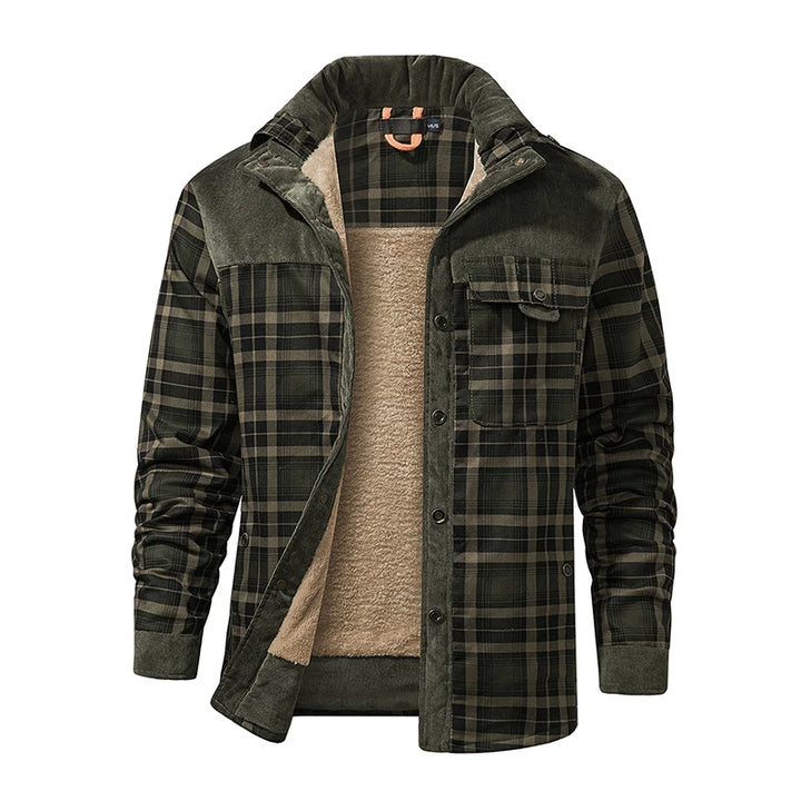 Travis | Plaid Fleece Jacket