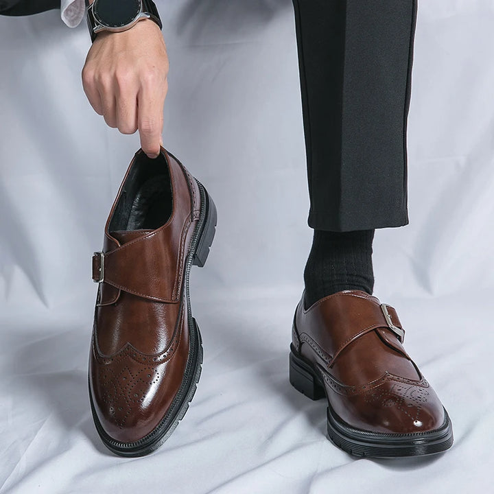 Ben Charles Oxford Monk Strap Shoes