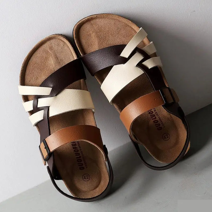 Men's Sandal with Woven Bands