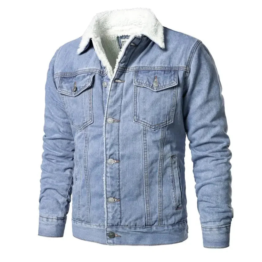 Jaxon | Denim Fleece Jacket