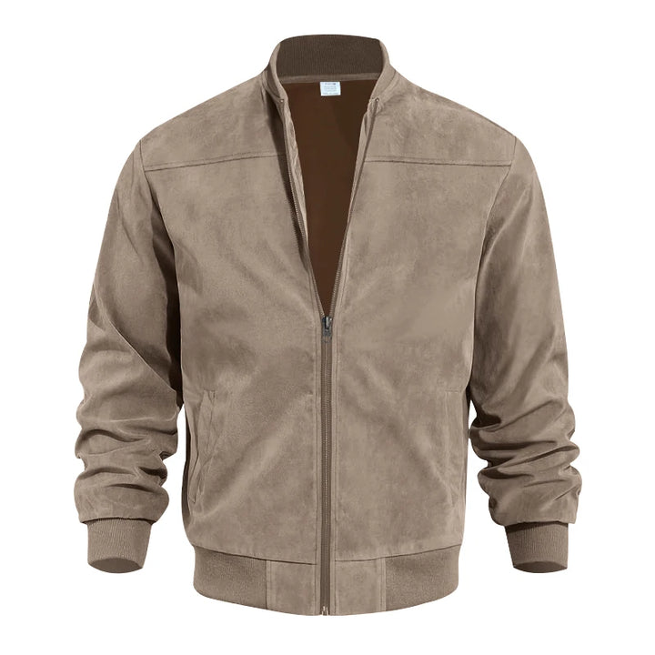 Oliver | Suede Bomber Jacket