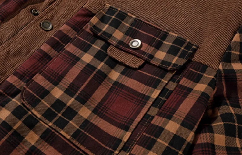 Travis | Plaid Fleece Jacket