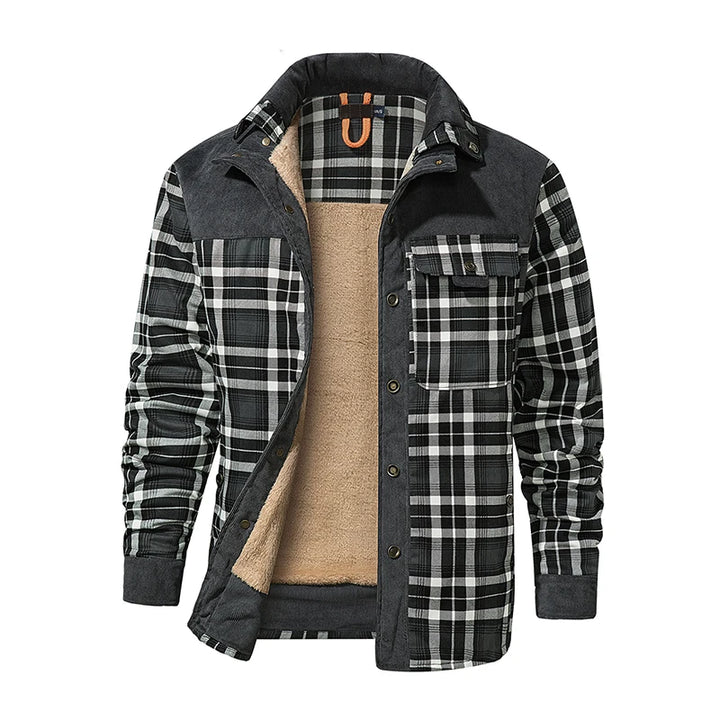 Travis | Plaid Fleece Jacket