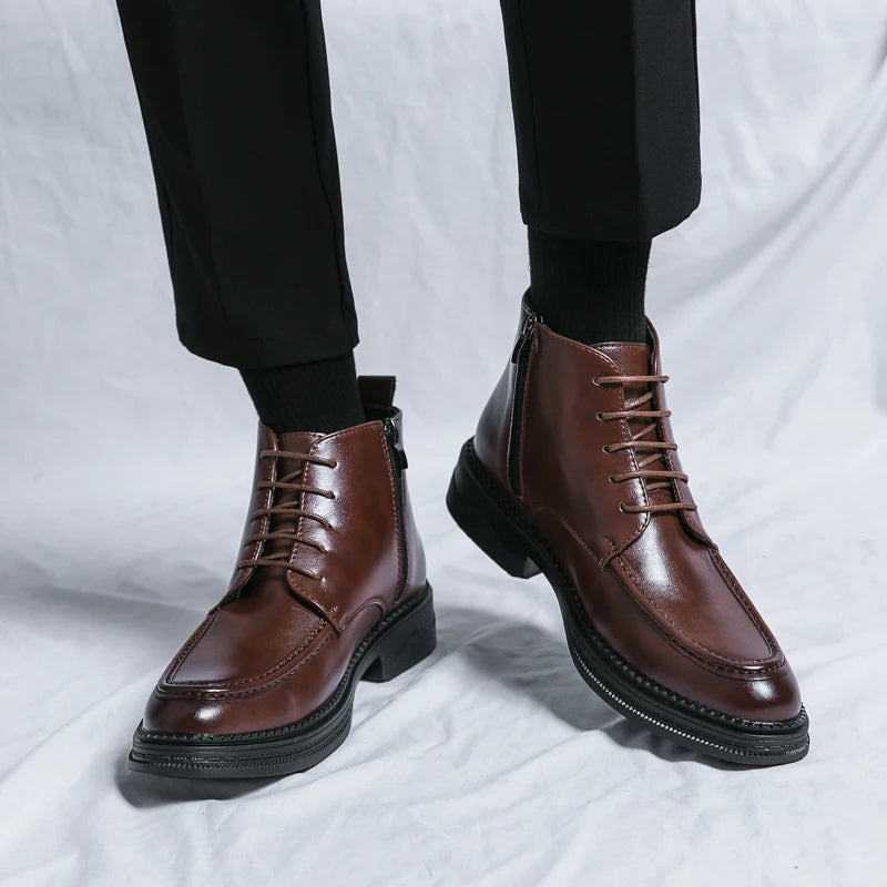 Matteo Genuine Leather Boots