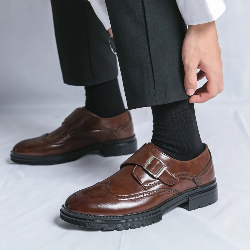 Ben Charles Oxford Monk Strap Shoes