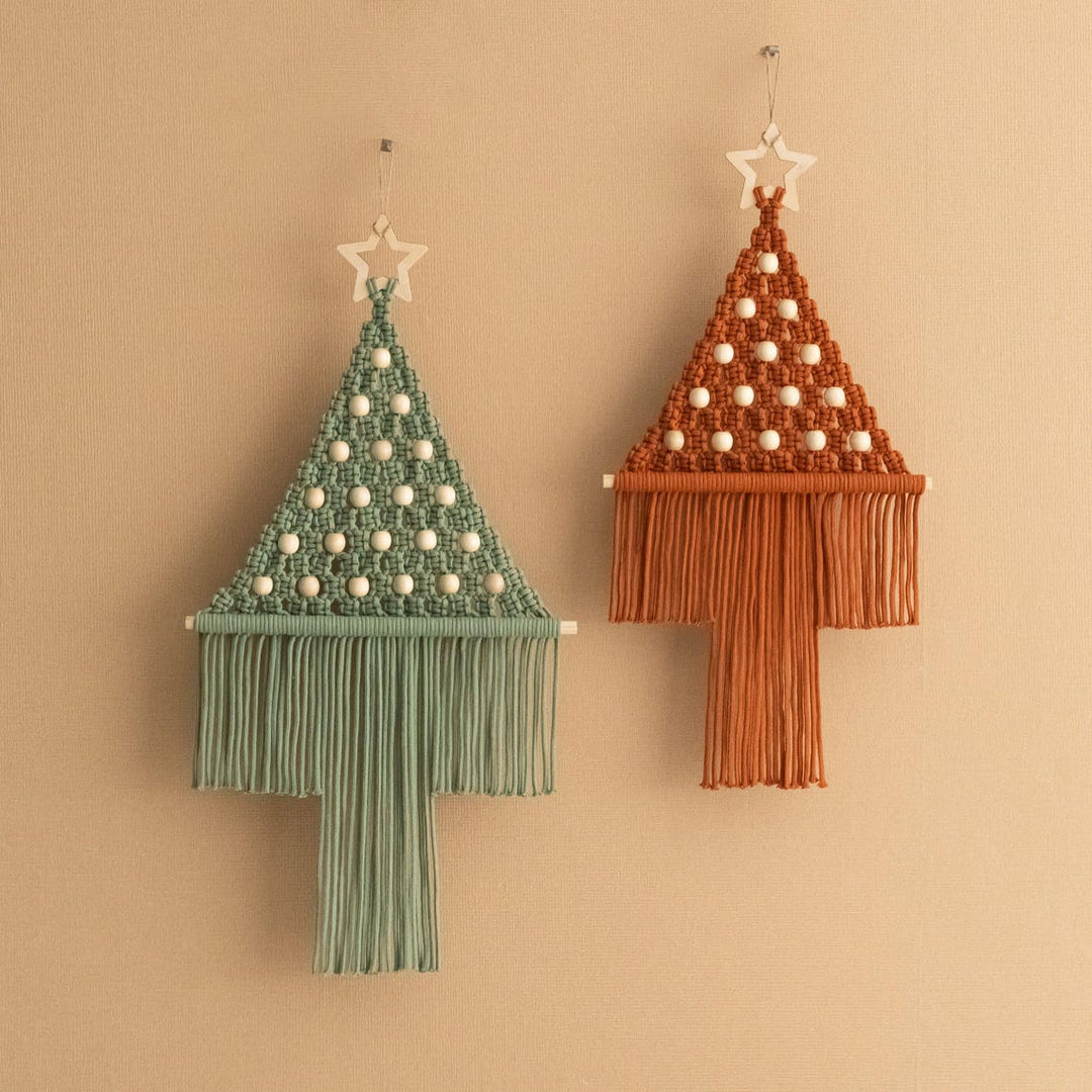 Macrame Knitted Christmas Tree